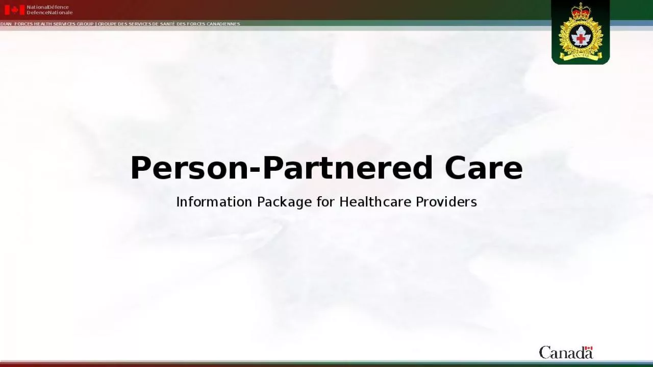 PPT-Person-Partnered Care