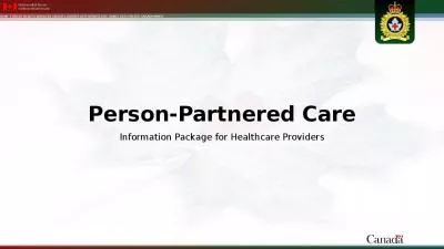 Person-Partnered Care