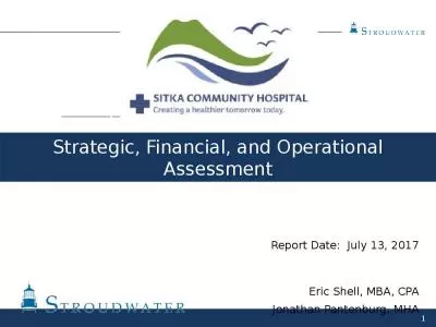 Strategic, Financial, and Operational Assessment