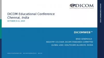 DICOM Educational Conference Chennai, India