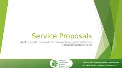 Service Proposals