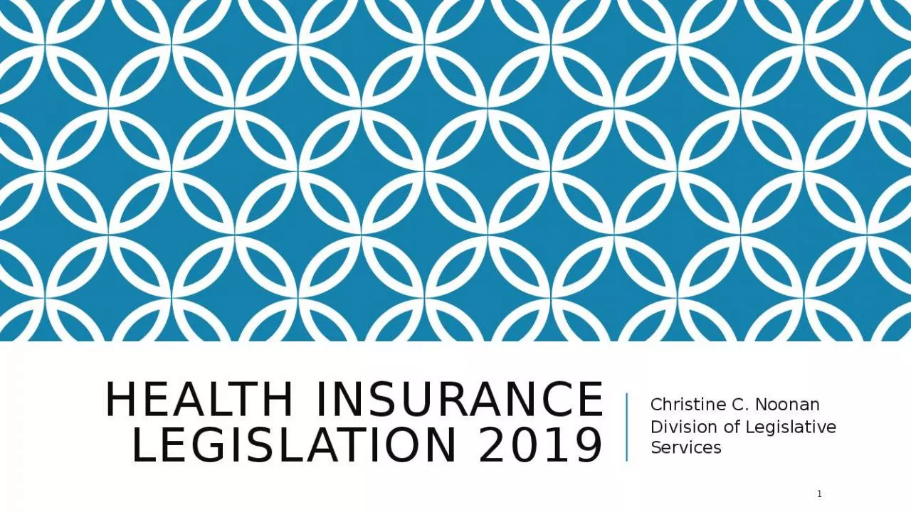 PPT-Health insurance legislation 2019