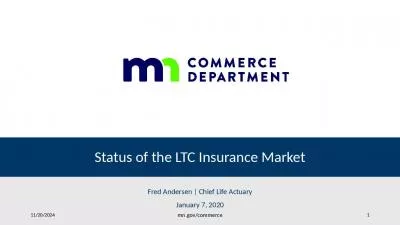 Status of the LTC Insurance Market