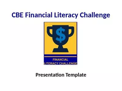 CBE Financial Literacy Challenge