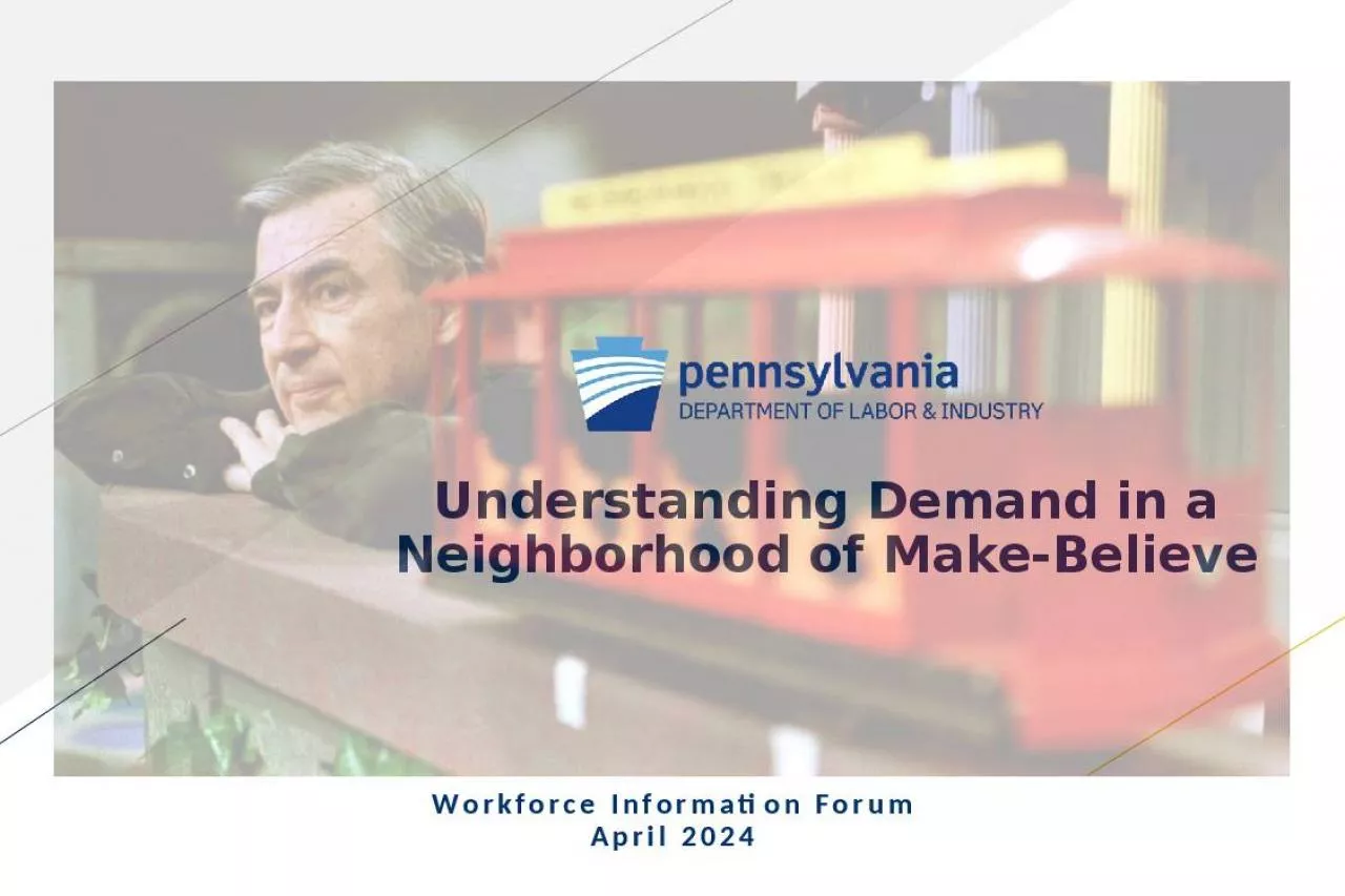 PPT-Understanding Demand in a Neighborhood of Make-Believe