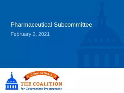 Pharmaceutical Subcommittee