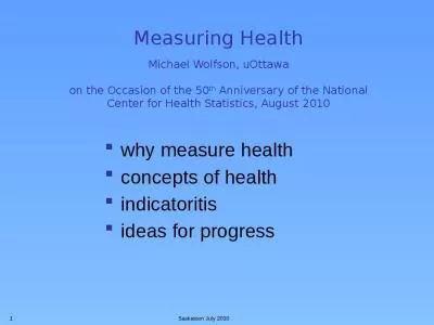 Measuring Health