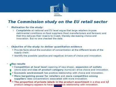 The Commission study on the EU retail sector