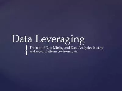 Data Leveraging