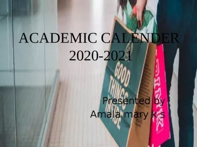 ACADEMIC CALENDER  2020-2021