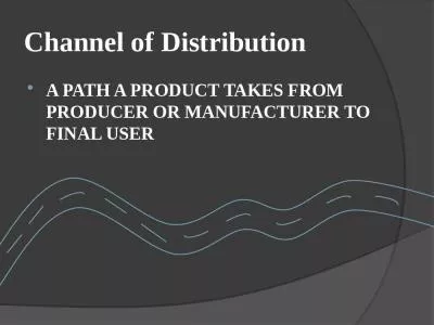 Channel of Distribution