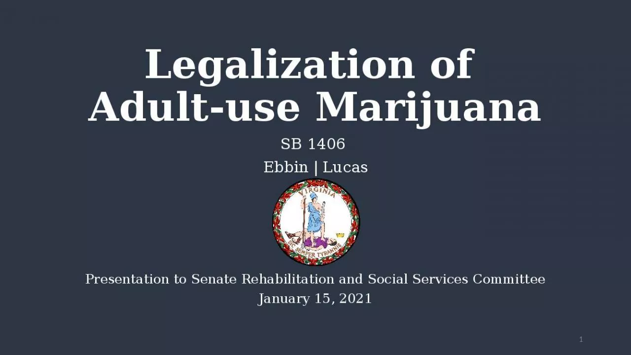 PPT-Legalization of Adult-use Marijuana