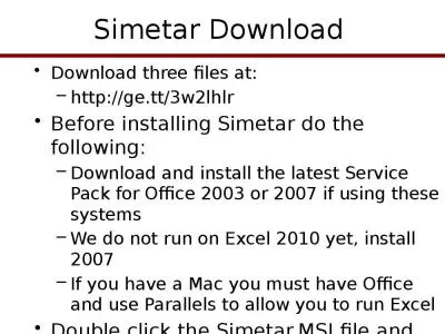 Simetar Download