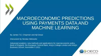 Macroeconomic Predictions using Payments Data and Machine Learning