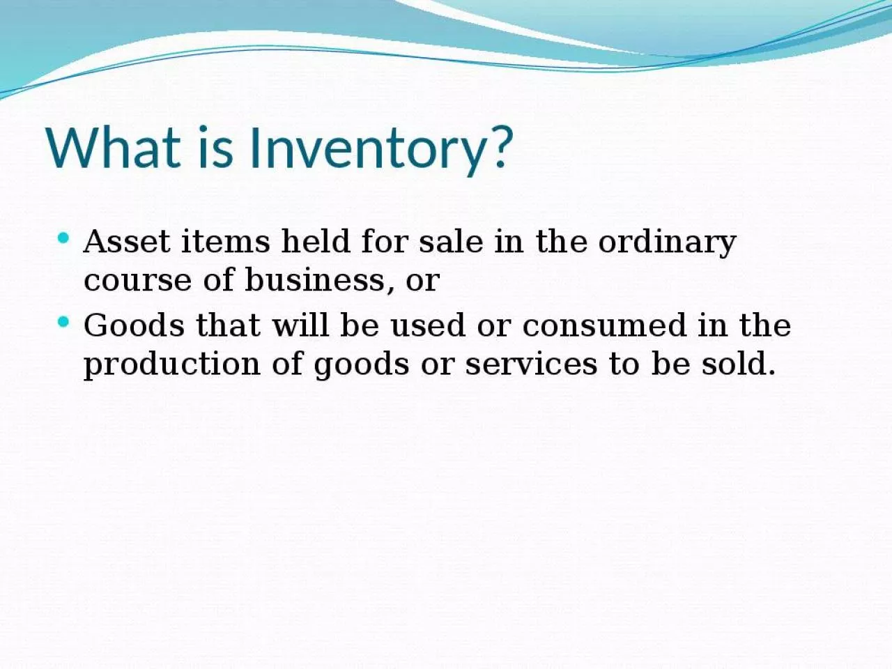 PPT-What is Inventory?