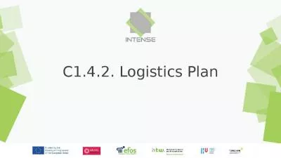 C1.4.2. Logistics Plan