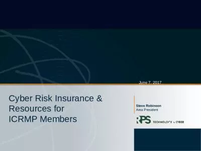 Cyber Risk Insurance & Resources for  ICRMP Members