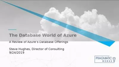 The Database World of Azure