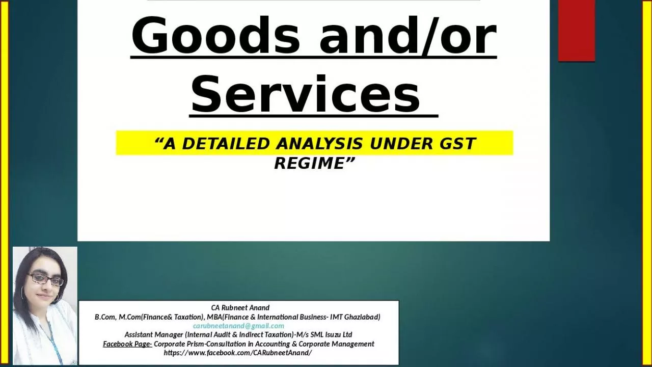 PPT-Valuation of Goods and/or Services