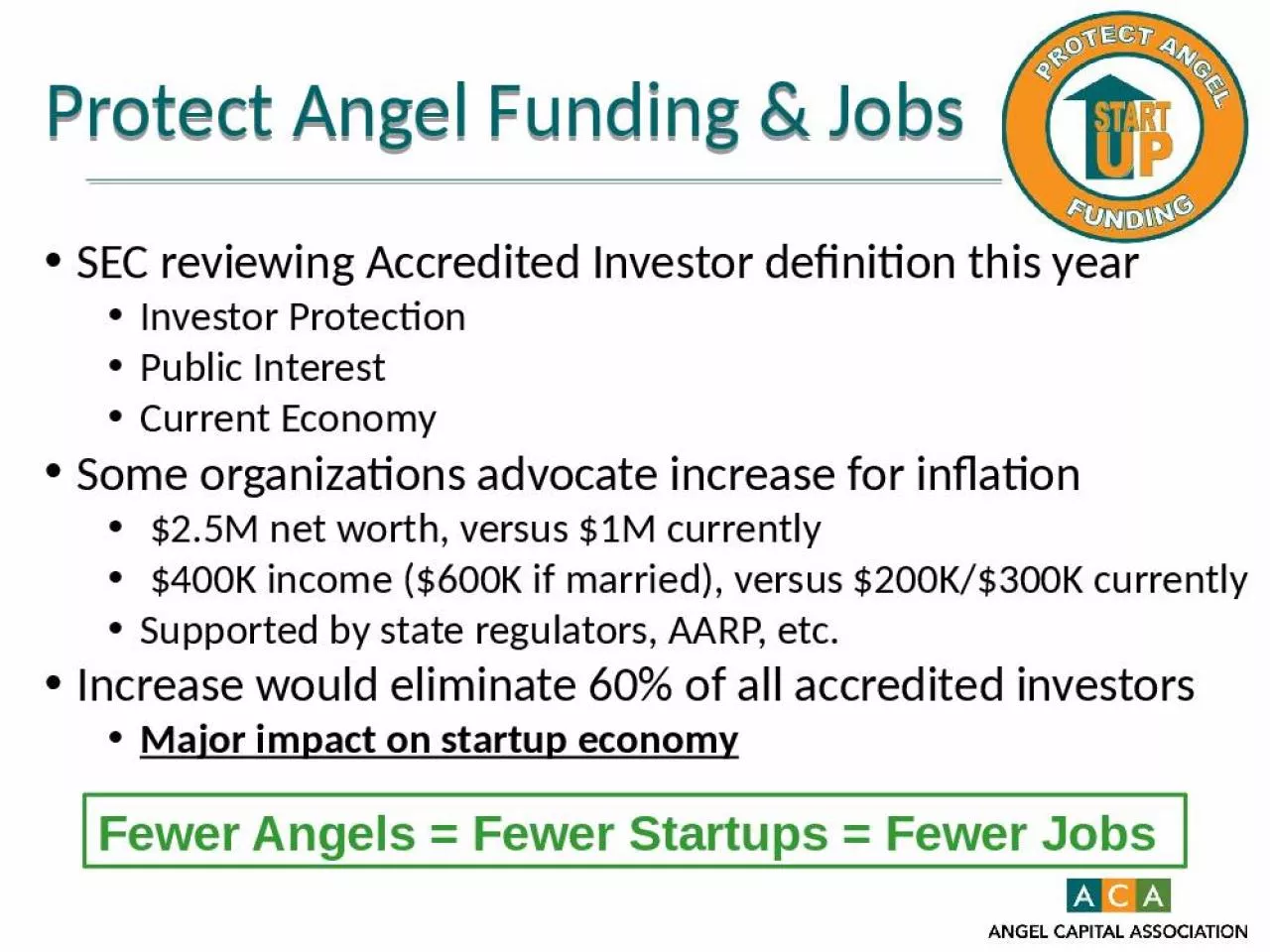 PPT-Protect Angel Funding & Jobs