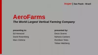 AeroFarms The World Largest Vertical Farming Company