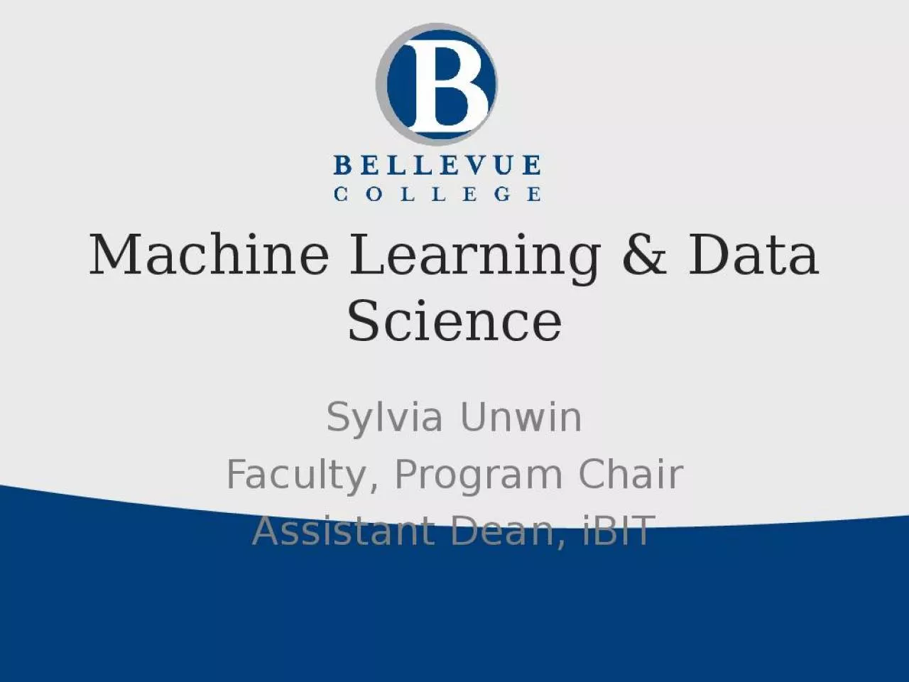 PPT-Machine Learning & Data Science