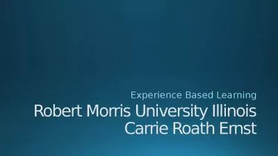 Robert Morris University Illinois Carrie Roath Ernst