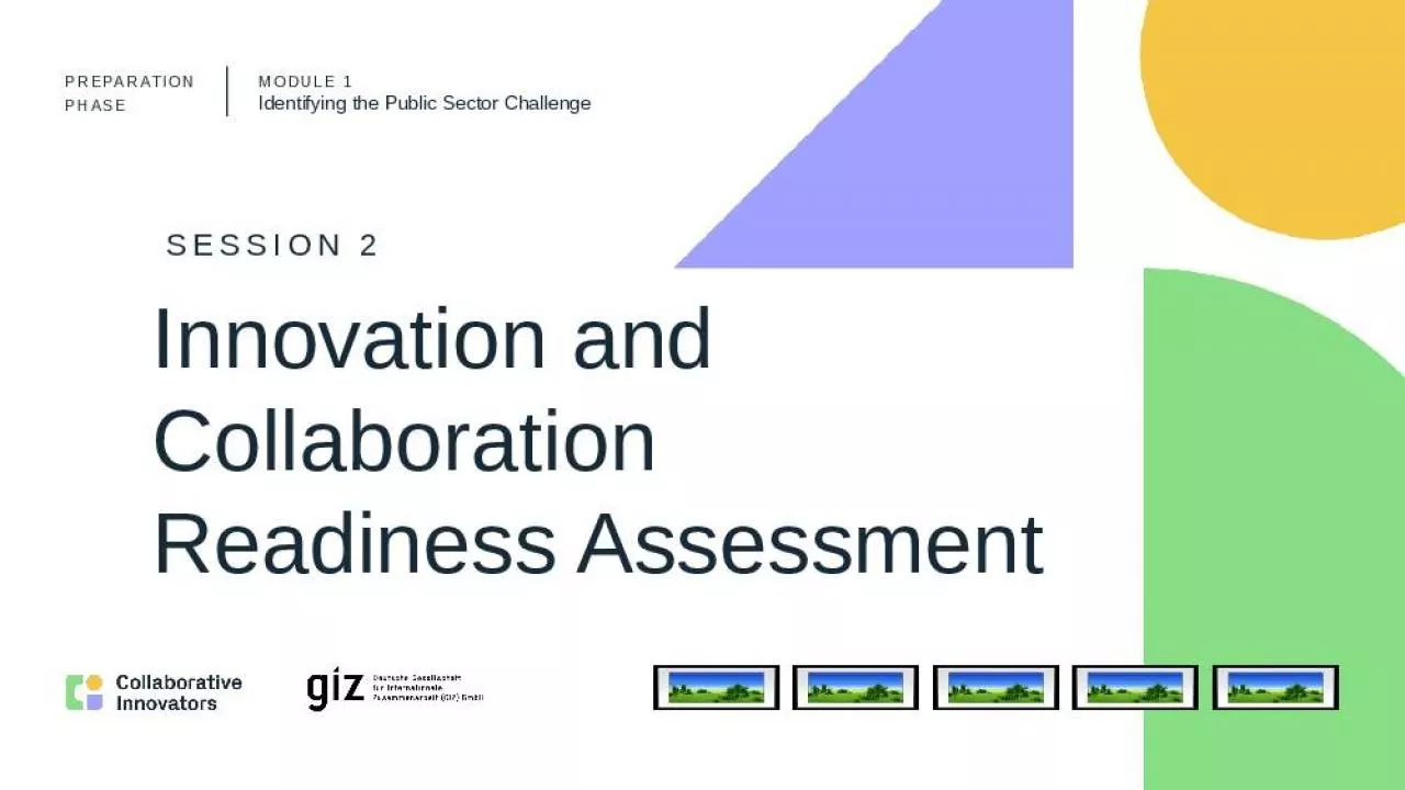 PPT-Innovation and Collaboration Readiness Assessment