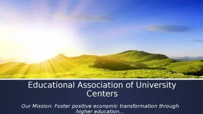 Educational Association of University Centers