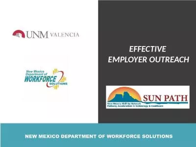 EFFECTIVE  EMPLOYER OUTREACH