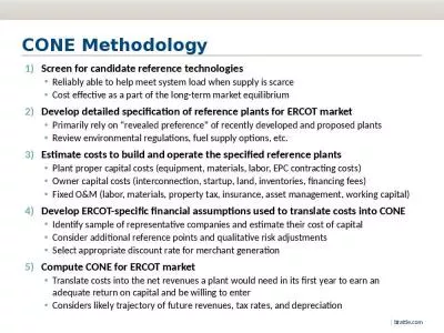 CONE Methodology