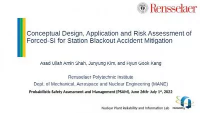 Conceptual Design, Application and Risk Assessment of Forced-SI for Station Blackout Accident Mitigation