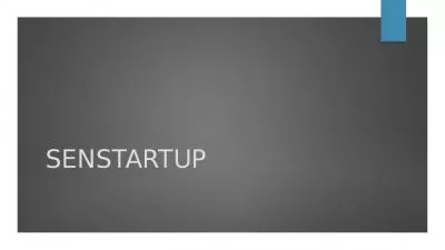 SENSTARTUP