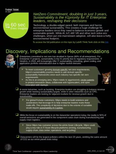 NetZero Commitment, doubling in just 3 years, Sustainability is the #1priority for IT Enterprise leaders, reshaping their decisions