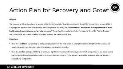 Action Plan for Recovery and Growth