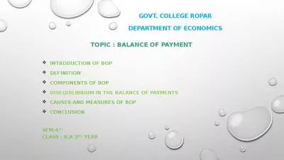 GOVT. COLLEGE ROPAR Department of economics