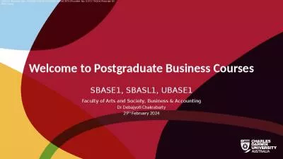 Welcome to Postgraduate Business Courses