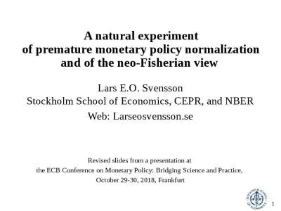 A natural experiment of premature monetary policy normalization and of the neo-Fisherian