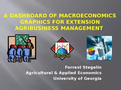 A Dashboard of Macroeconomics Graphics for Extension Agribusiness Management