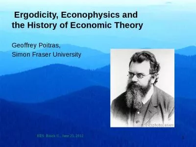 Ergodicity, Econophysics and the History of Economic Theory