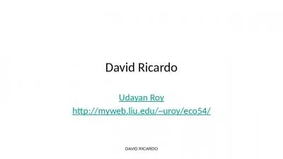 David Ricardo