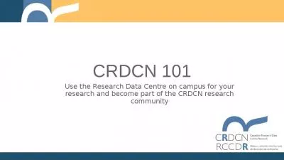 CRDCN 101