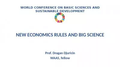 NEW ECONOMICS RULES AND BIG SCIENCE