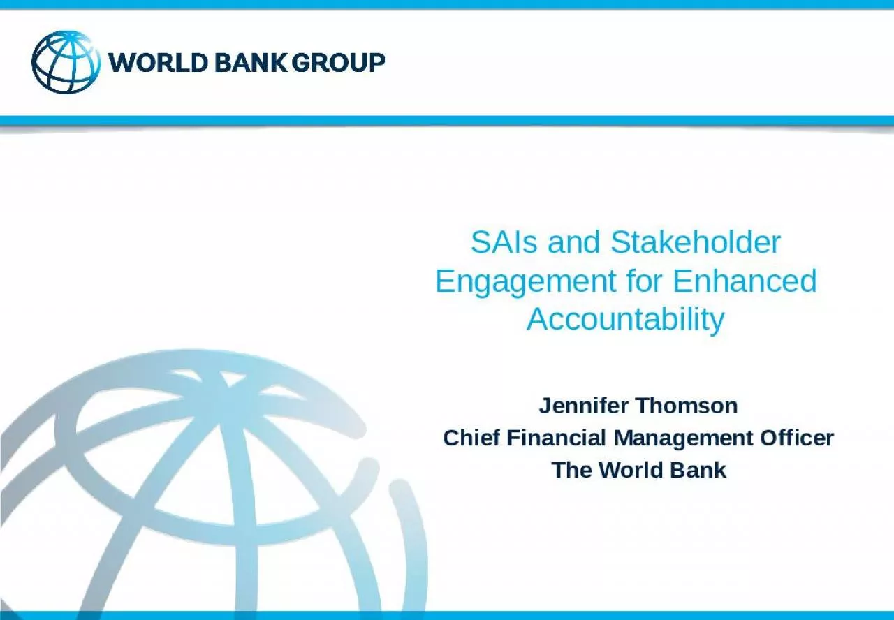 PPT-SAIs and Stakeholder Engagement for Enhanced Accountability