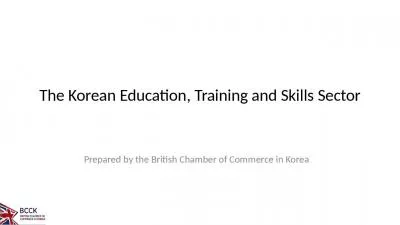 The Korean Education, Training and Skills Sector