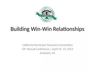 Building Win-Win Relationships