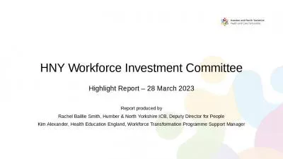 HNY Workforce Investment Committee