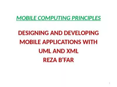 MOBILE COMPUTING PRINCIPLES