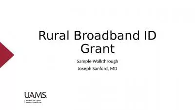 Rural Broadband ID Grant