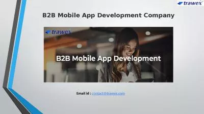 B2B Mobile App Development Company